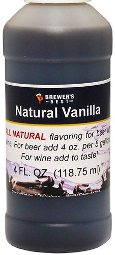 4 oz. Natural Vanilla Flavoring Extract - Elevate Your Brews!