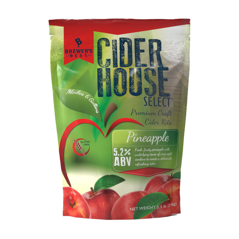 Cider House Select Pineapple Cider Making Kit - 5.3 lb of Tropical Delight!