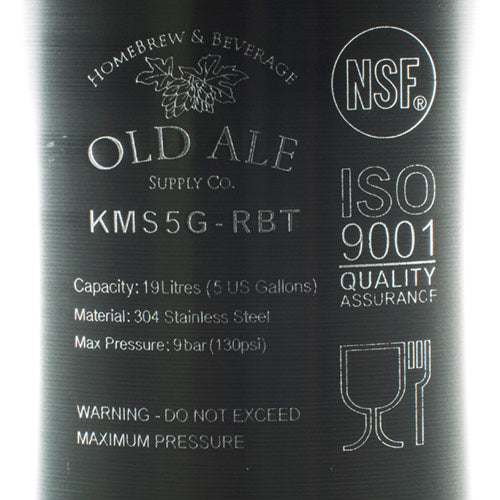 Fantastic Set of Four Brand-New 5 Gallon Ball Lock Corny Kegs
