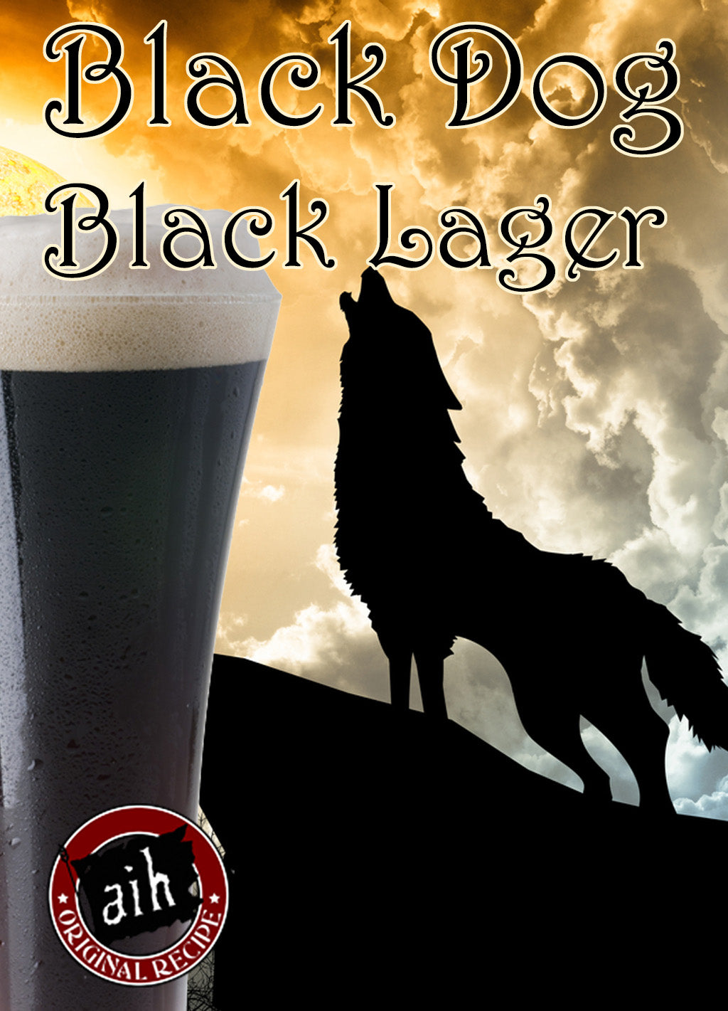 Black Dog Lager Recipe Kit: Craft Your Own German Dark Lager