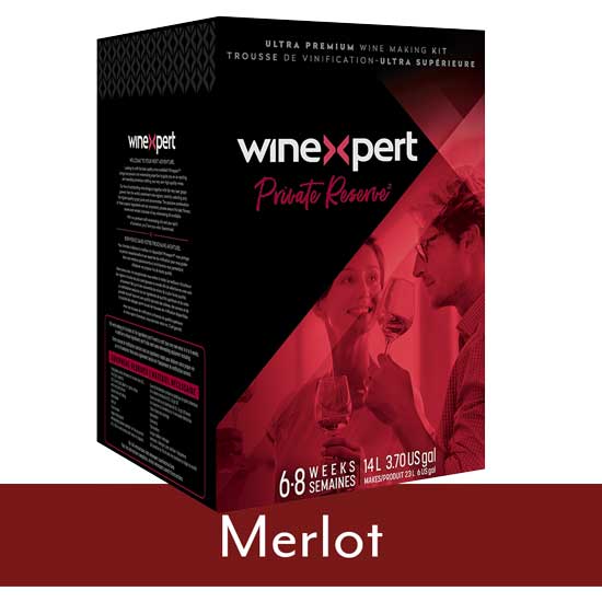 Winexpert Private Reserve Merlot: Premium Red Wine Making Kit