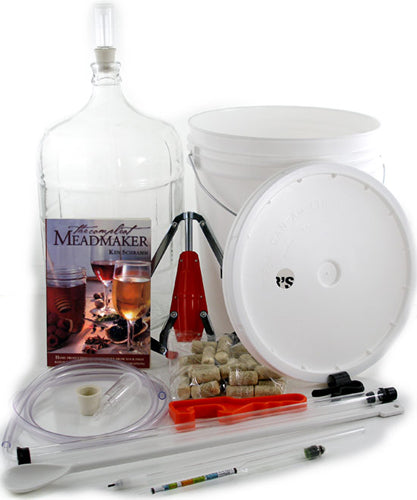 Amazing Mead Making Equipment Kit with Glass Secondary Fermenter