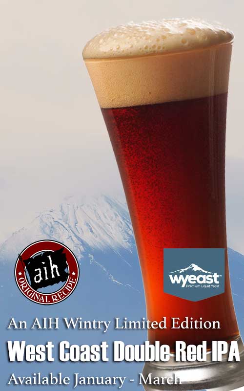 West Coast Double Red IPA Recipe Kit - AIH Wintry Limited Edition