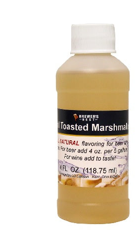 Delicious Natural Toasted Marshmallow Flavoring - 4 oz Jar