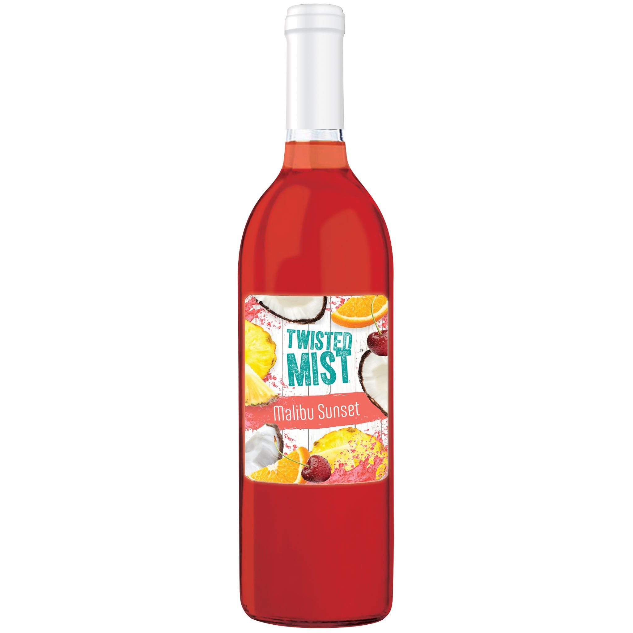 Malibu Sunset Cocktail Wine Recipe Kit - Winexpert Twisted Mist Limited Edition: Tropical Bliss in a Kit!