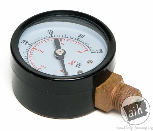 Awesome 0 - 60 PSI Right - Hand Thread Gauge