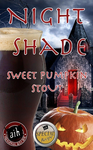 Irresistible Night Shade Pumpkin Stout Recipe Kit