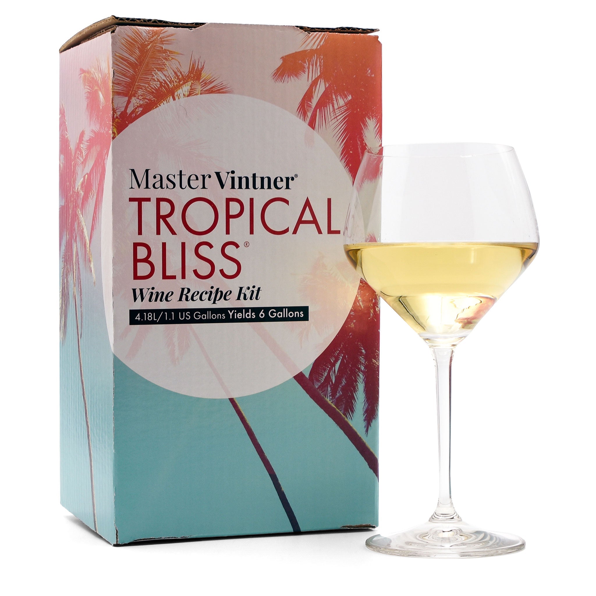 Master Vintner® Tropical Bliss® Peach Chardonnay Wine Kit - A Tropical Delight!