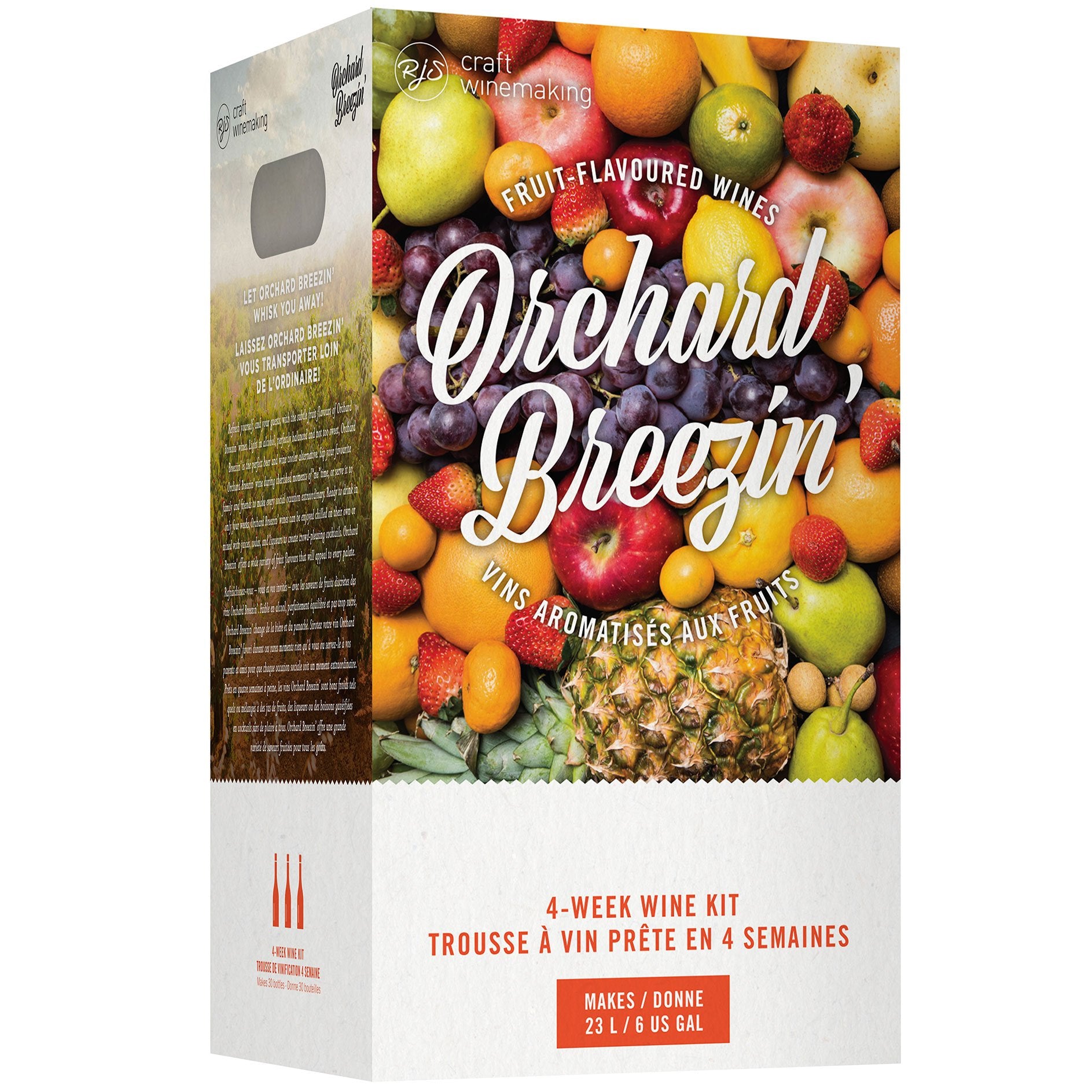 Orchard Breezin' Green Apple Bliss Wine Kit - Your Ticket to Homemade Delight