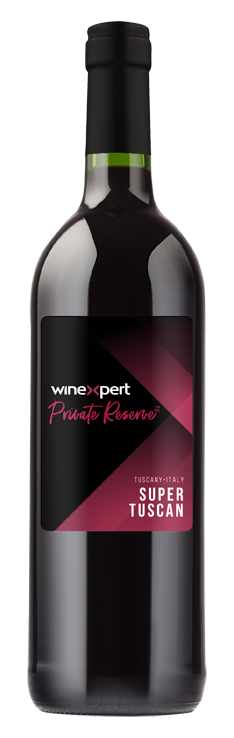 Winexpert Private Reserve Super Tuscan Red Wine - Irresistible Home Brewing Kit