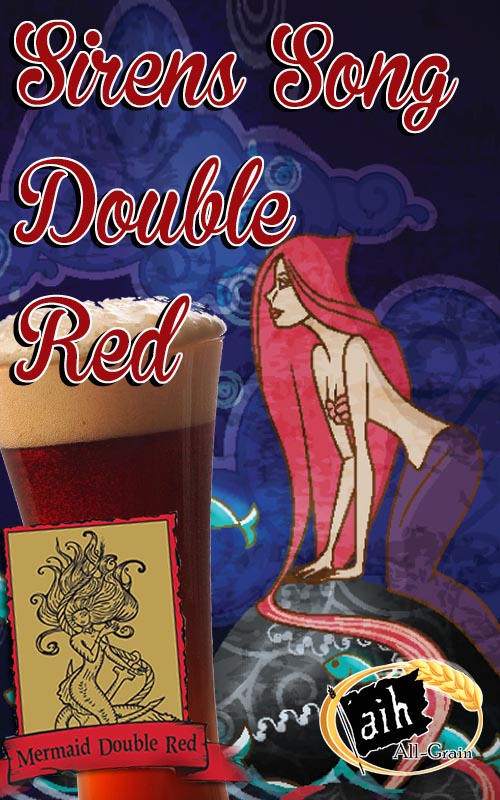 Enchanting Siren's Song Double Red All Grain Brewing Recipe