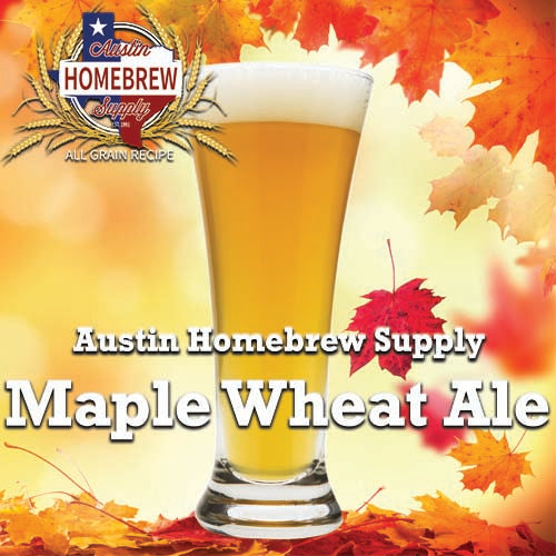 Irresistible Maple Wheat Ale Clone (15C) - All Grain Homebrewing Recipe Kit