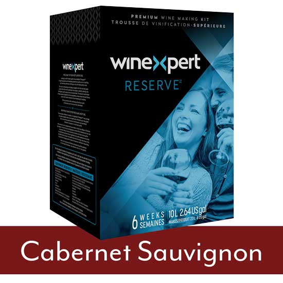 Winexpert Reserve Cabernet Sauvignon: Premium Red Wine Making Kit