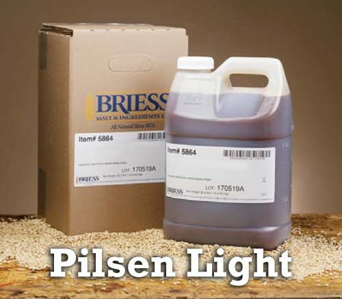 Briess 32 lbs. Pilsen Light Liquid Malt Extract Growler - The Ultimate Brewing Essential