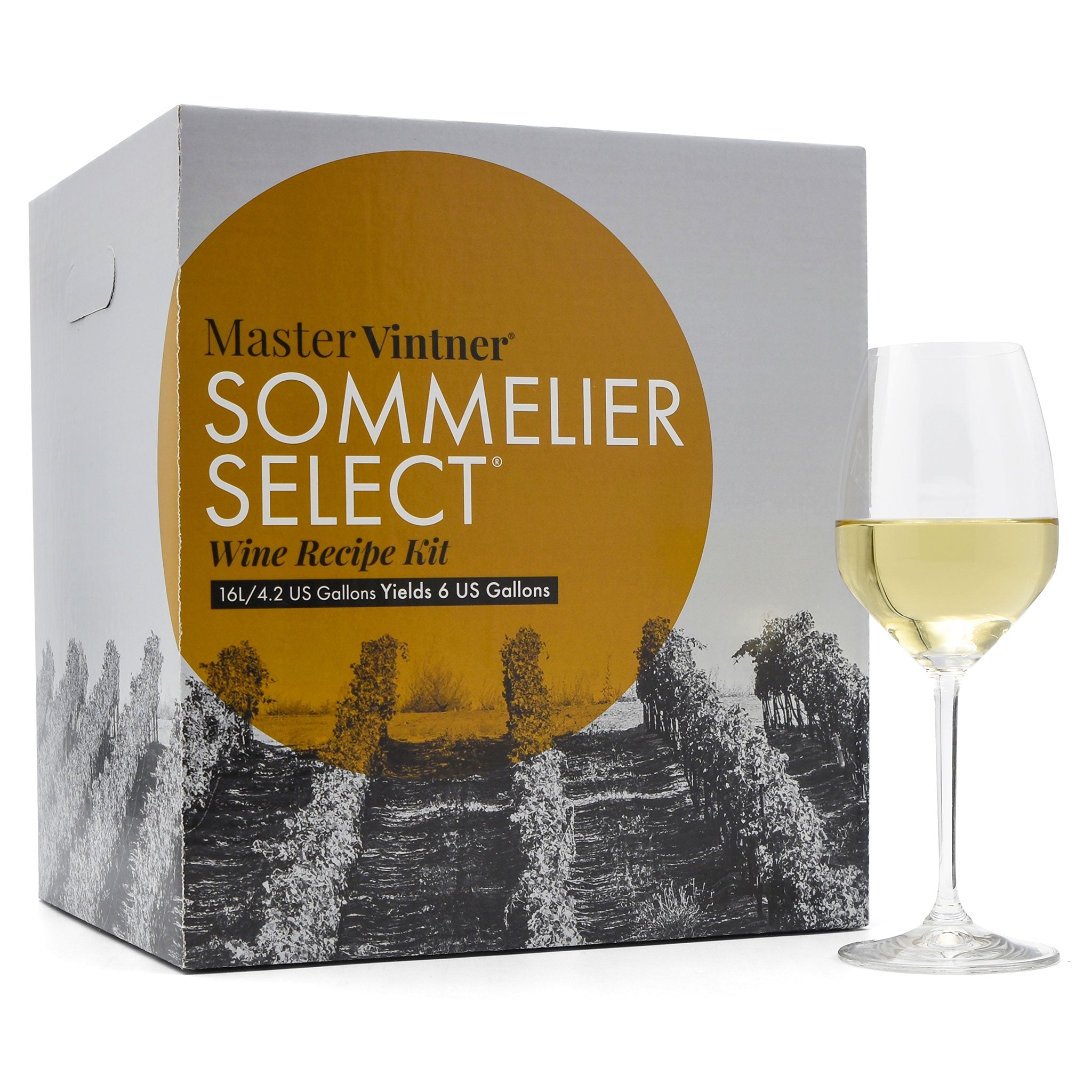 California Sauvignon Blanc Wine Kit - Master Vintner Sommelier Select: Craft Your Own Signature Wine!