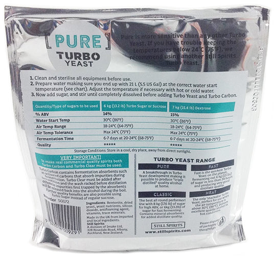 Still Spirits Turbo [Pure] Triple Distilled Turbo Yeast - 110g