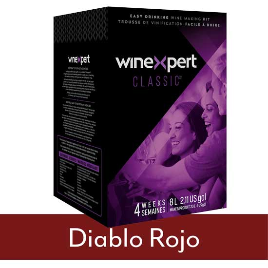 Winexpert Classic Diablo Rojo: Irresistible Red Wine Making Kit