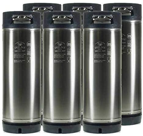 Amazing Set of Six Brand - New 5 - Gallon Corny Kegs with Ball Lock