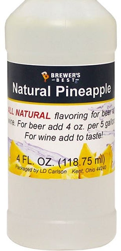 Natural Pineapple Flavoring Extract 4 oz.