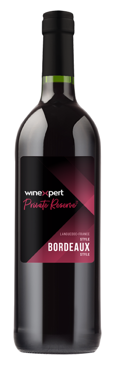 Winexpert Private Reserve Bordeaux Blend Red Wine - Premium Home Wine Making Kit