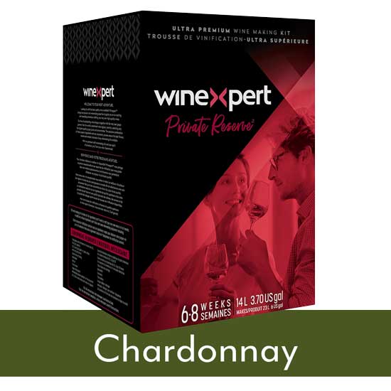 Winexpert Private Reserve Chardonnay: Premium White Wine Making Kit