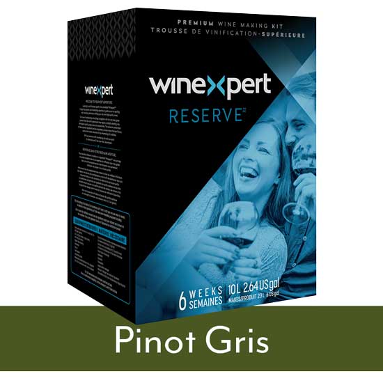 Winexpert Reserve Pinot Grigio Premium White Wine Making Kit