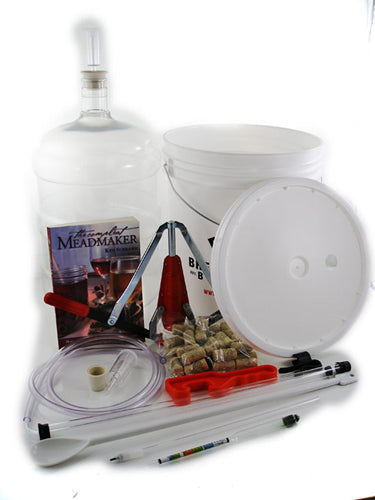 Premium Mead Making Equipment Kit - Plastic Secondary